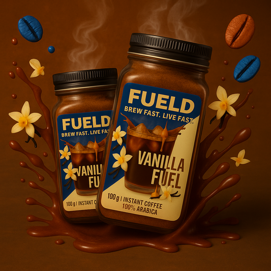 Vanilla Fuel – Flavoured Instant Coffee (100g Jar)