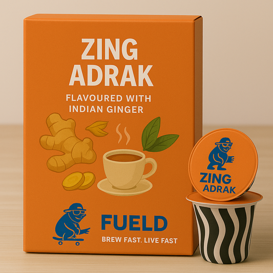 Zing Adrak – Instant Chai Pods (Pack of 20)